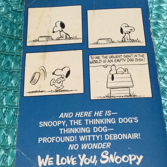 Vtg We Love You Snoopy Charles Schultz Paperback - Picture 2 of 5